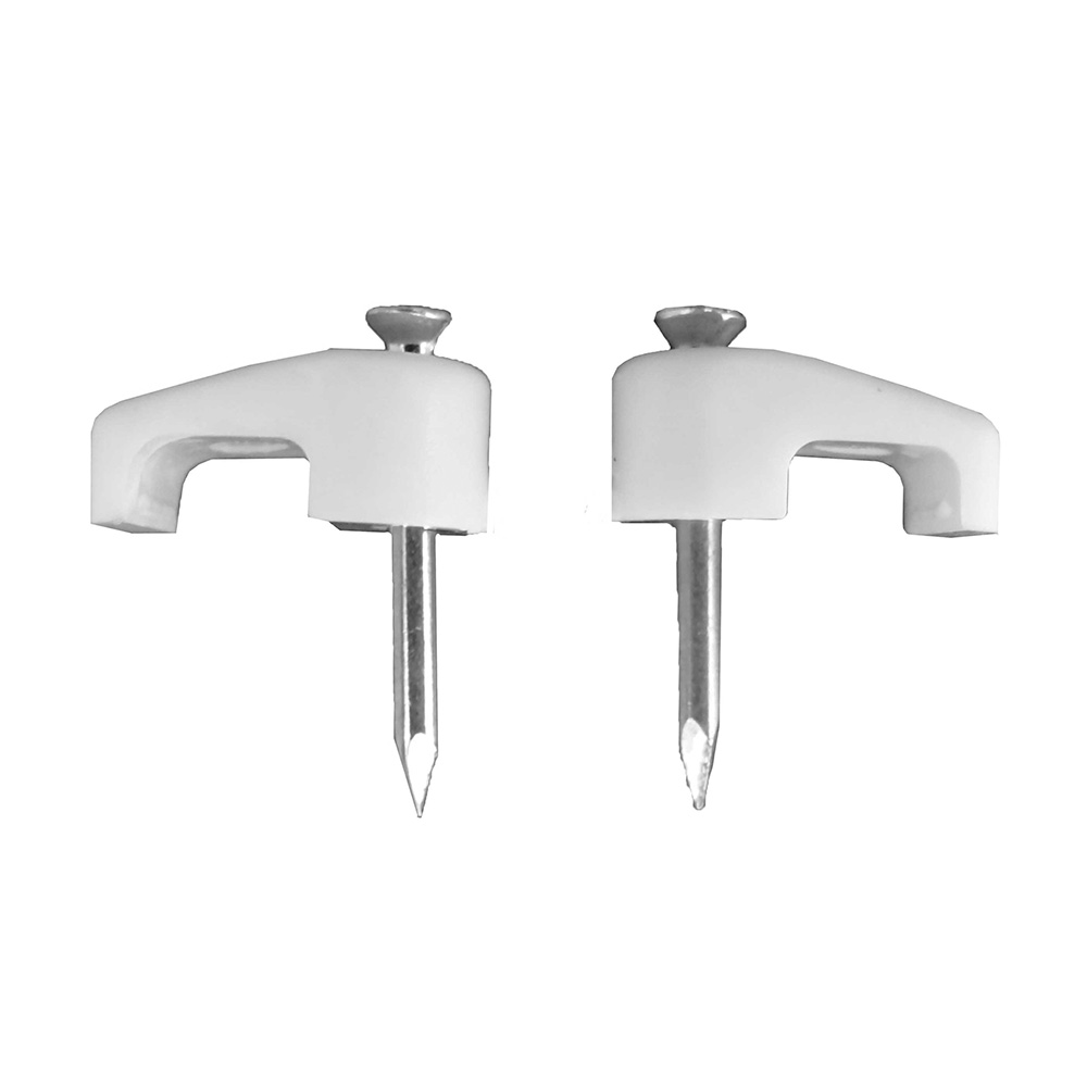 Platte kabelklemmen 2 x 0,3 N°3 – Set van 100 stuks voor georganiseerde kabelinstallatie