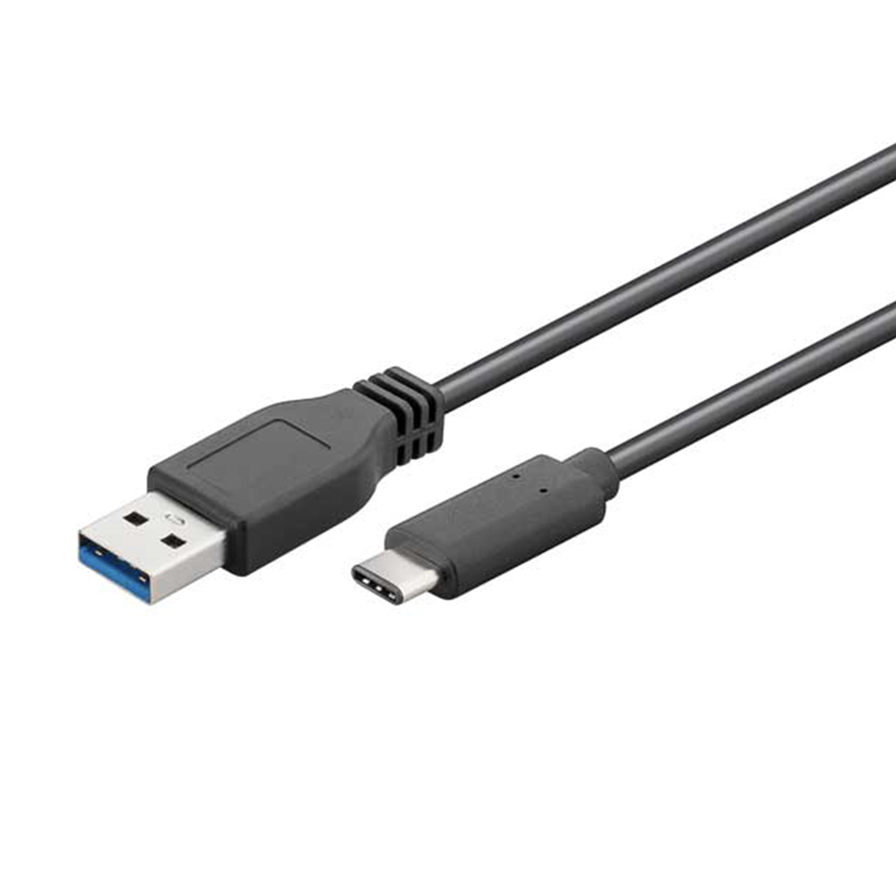 USB-kabel – 1 meter – USB 3.0 type A mannelijk naar USB 3.1 type C mannelijk – Supersnelle datatransfer en opladen