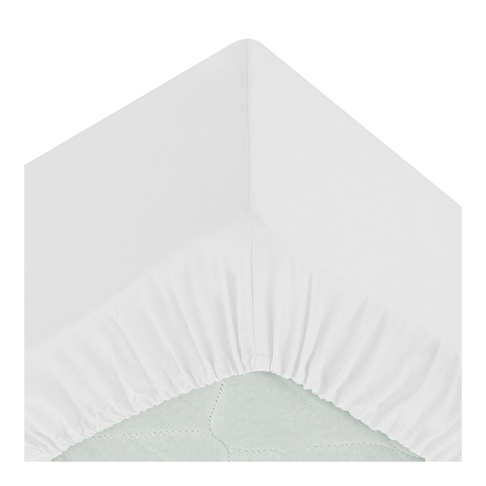 Geniet van Hemelse Nachtrust met Ons Witte Hoeslaken – 90x190cm van 100% Katoen!
