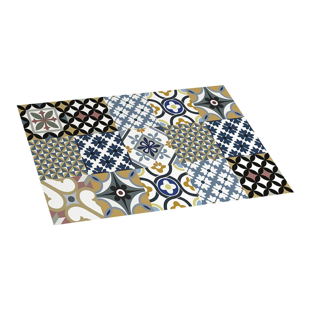 Hydraulische Vinyl Vloerkleed 45x75cm – Tijdloze Elegantie, Antislip Basis, Afwasbaar Oppervlak
