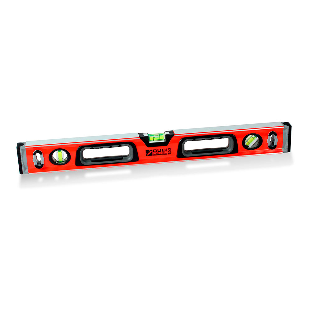 RUBI 60cm RUBILEVEL ALUCAST Constructieniveau: Precisie-instrument voor Bouwprofessionals