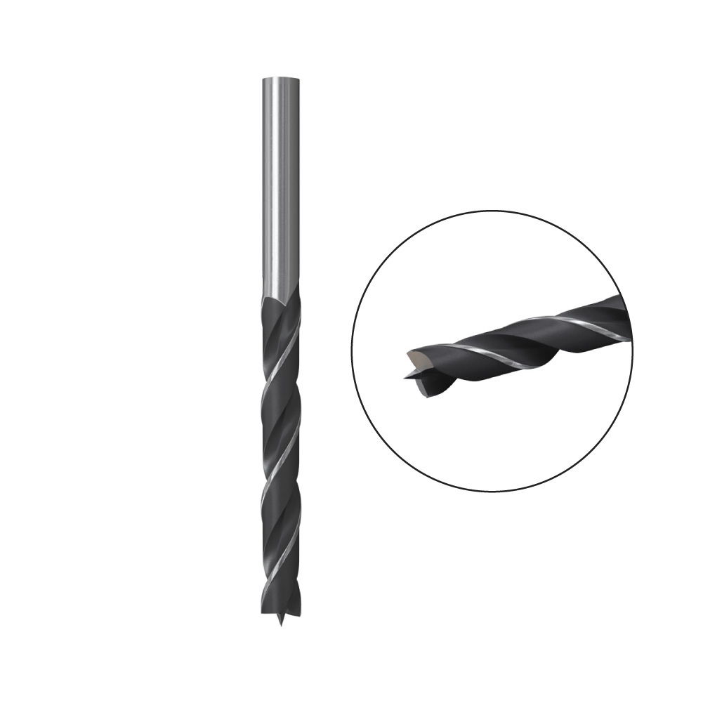 Fischer houtboor HB 5/2K met precieze centreerpunt en speciale punt voor schone perforatie 530635
