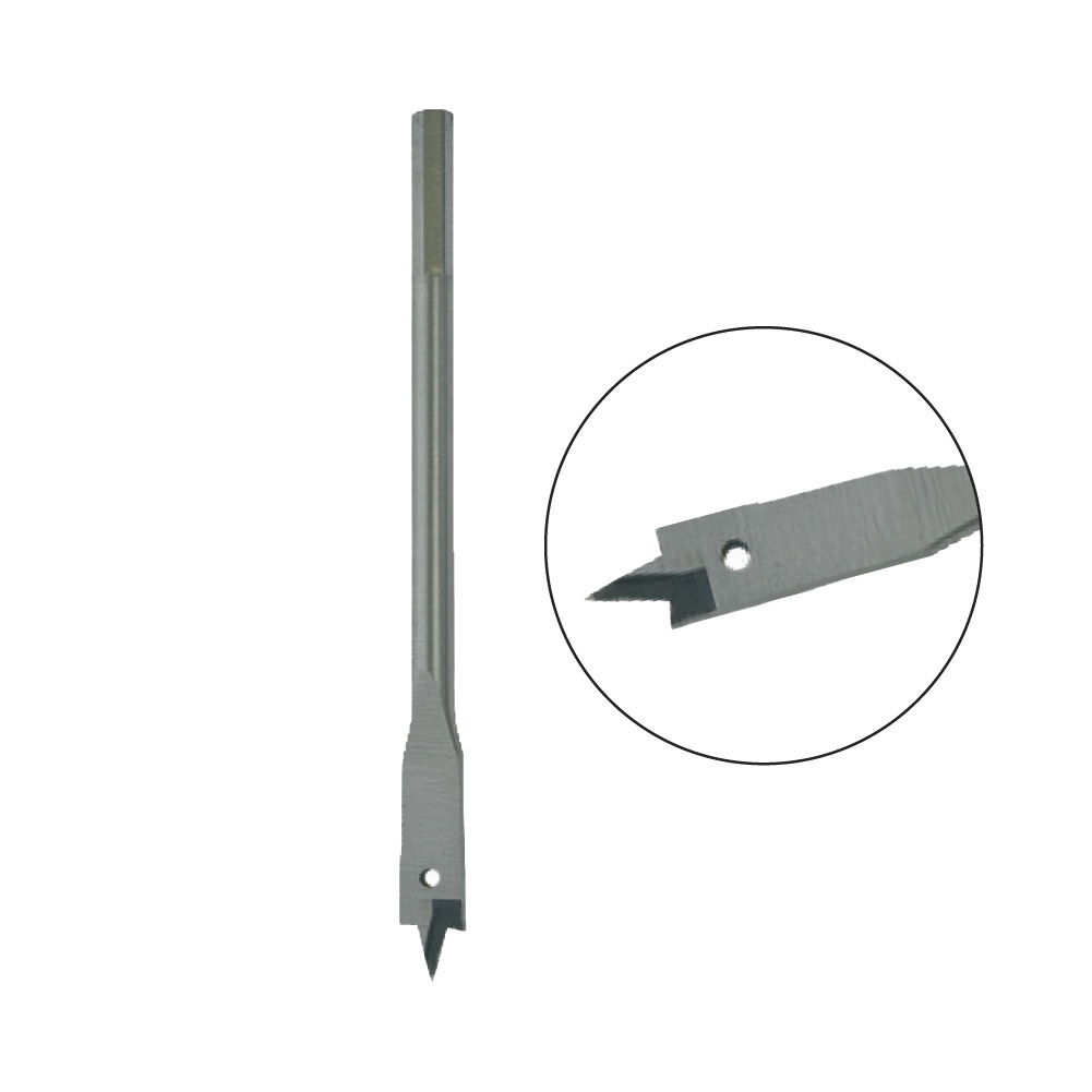 Fischer platte houtboor 25 mm/1K met scherpe centreerpunt voor sterkte en hoge weerstand 530660