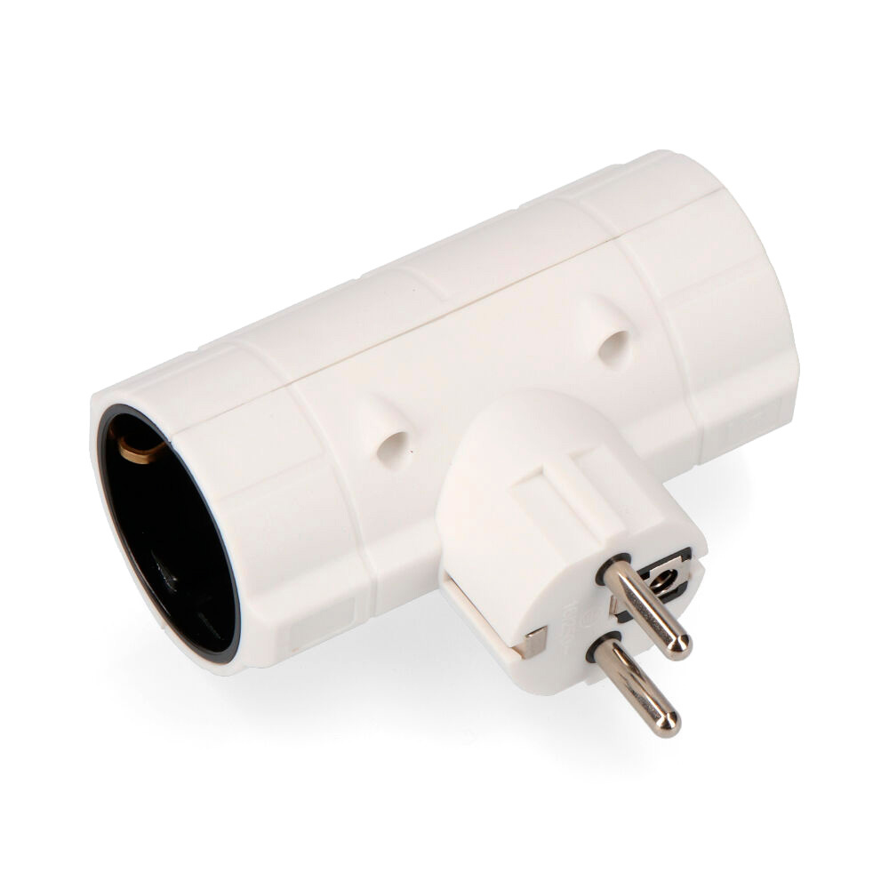 Compacte en betaalbare dubbele stekker blister – ideaal voor thuis of kantoor, T/TL 16A 250V 4,8mm EDM