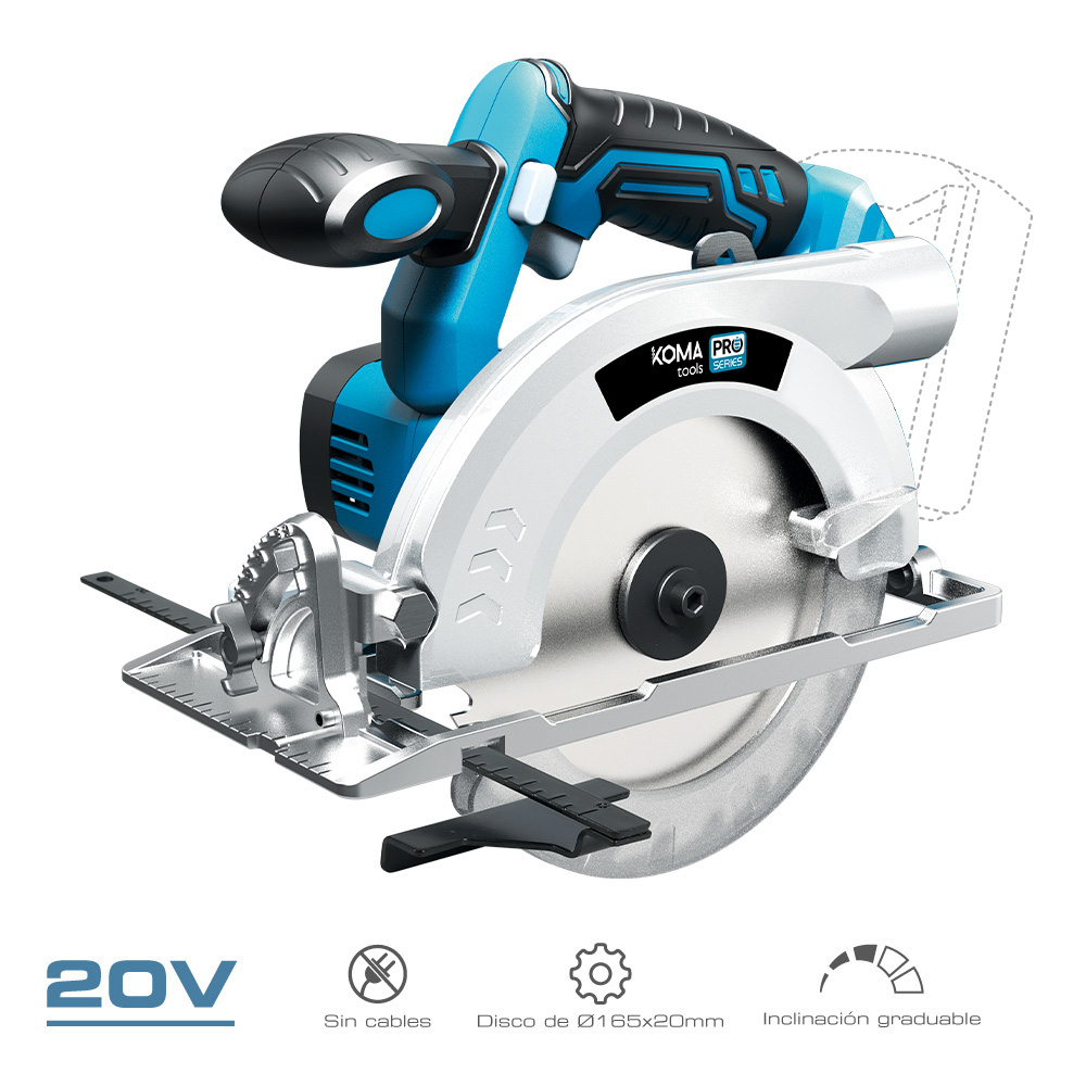 Koma Tools Pro Series cirkelzaag – Jouw ultieme gereedschap voor perfecte zaagsnedes – 30,1×21,5cm