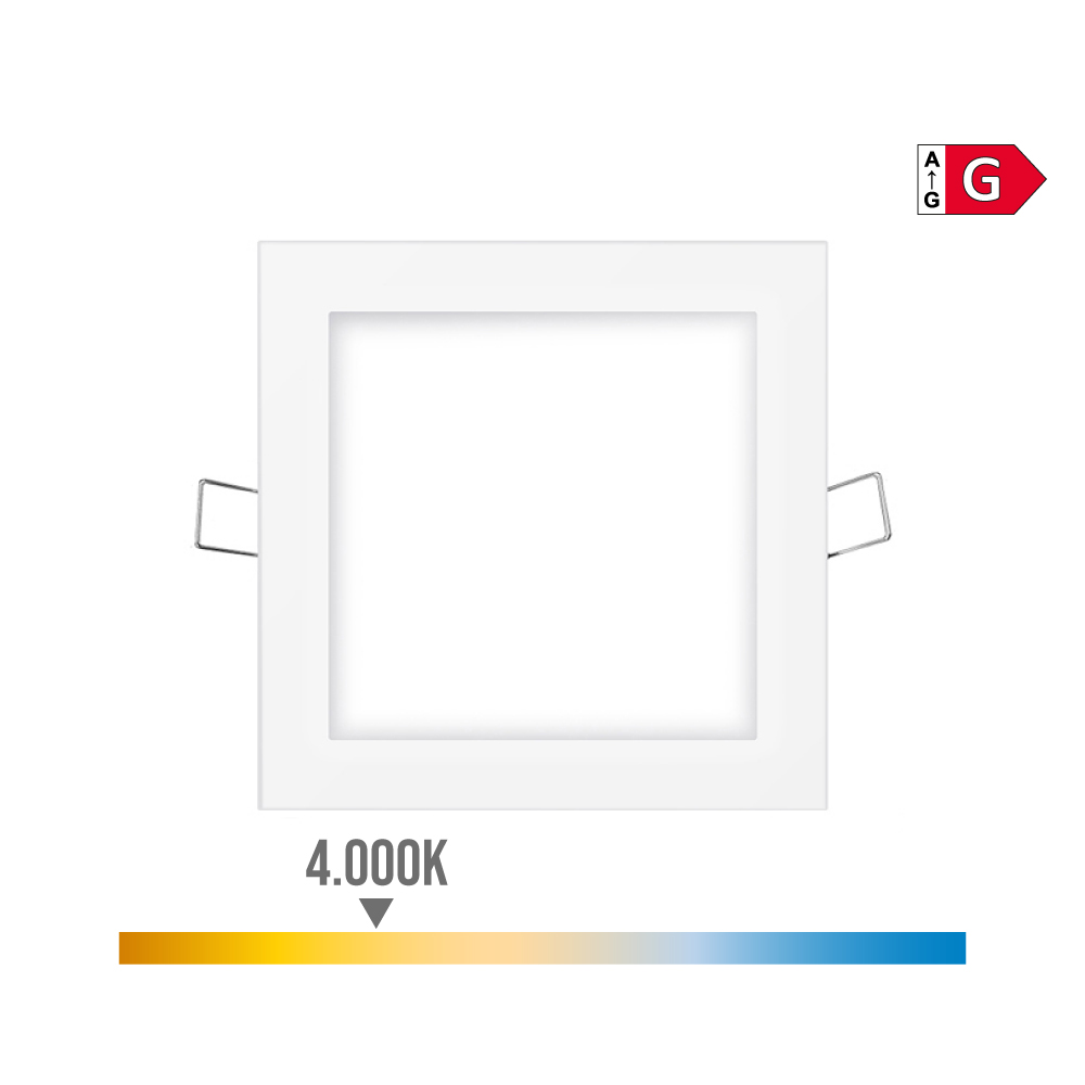 Stralend Daglicht: Mini Inbouw LED Inbouwspot – Wit, 11,7×11,7cm