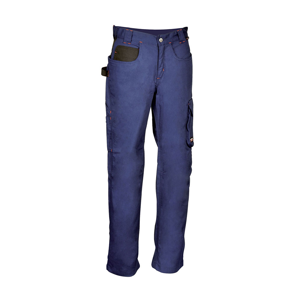 Vrouw Walklander broek Marineblauw Zwart van Cofra in maat 40 – optimale bewegingsvrijheid en comfort voor dames